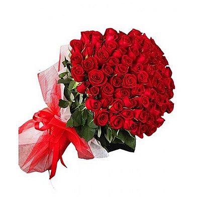 Bouquet of 100 Red Roses