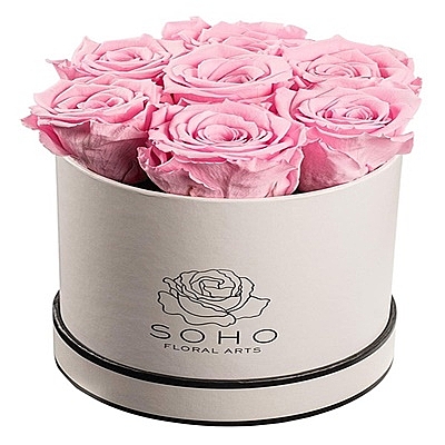 Pink Rose in Box
